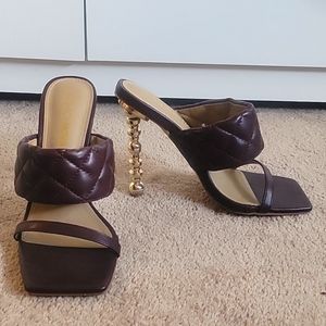Brown heels